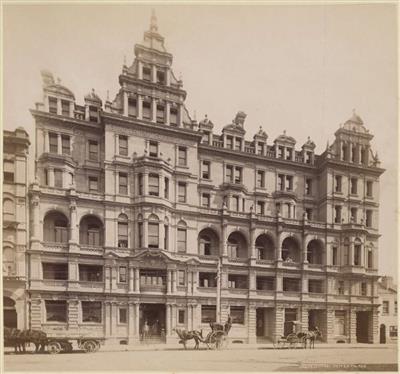 Grand Central Coffee Palace, charles Bayliss, c. 1880