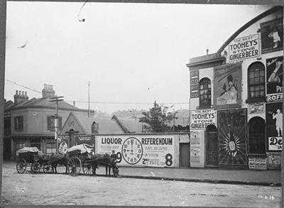 Liquor Referendum sign