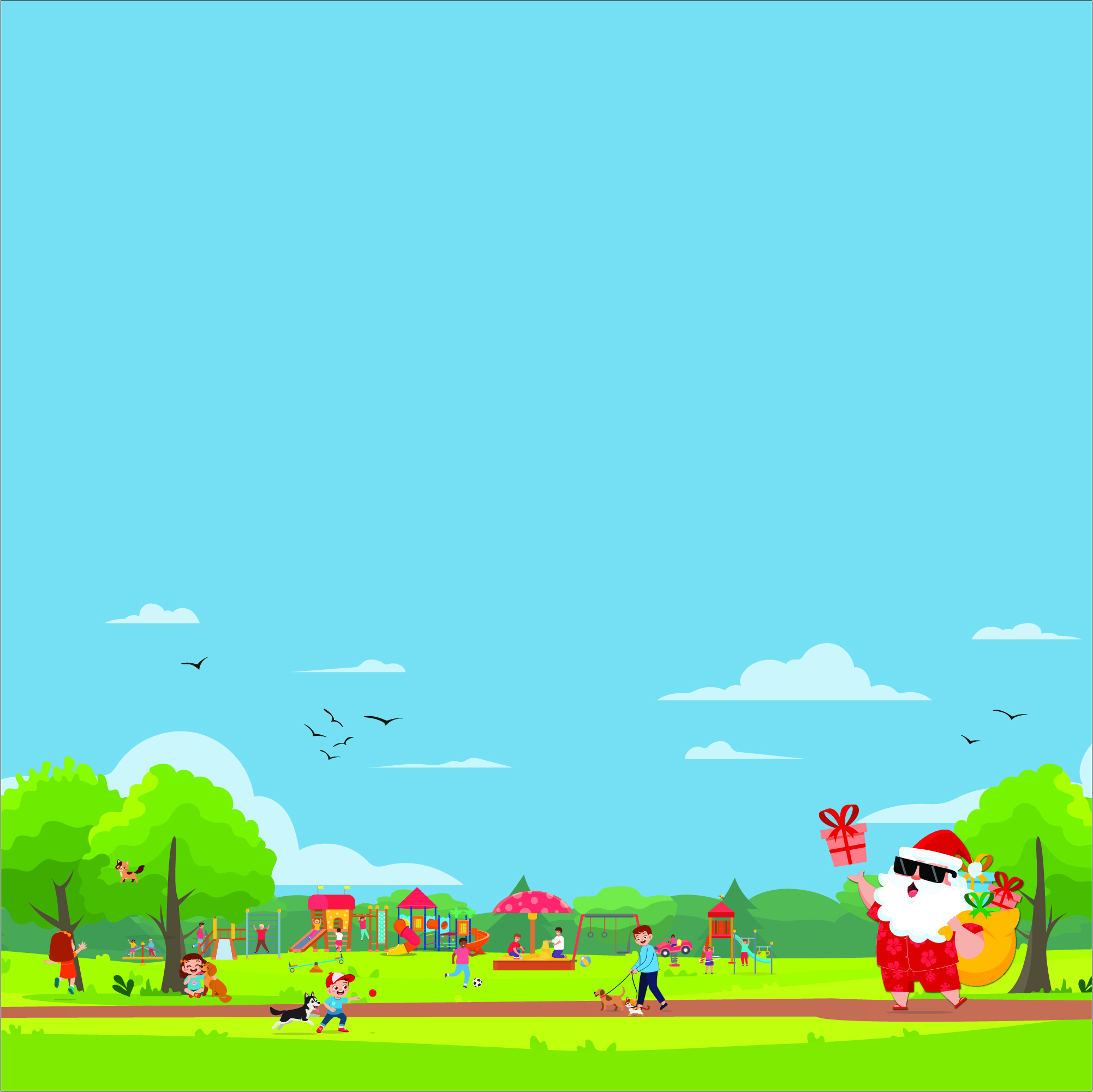 Christmas closure tile