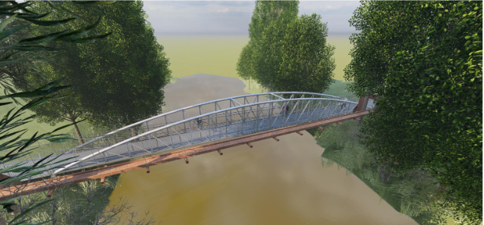 Truss Arch bridge design