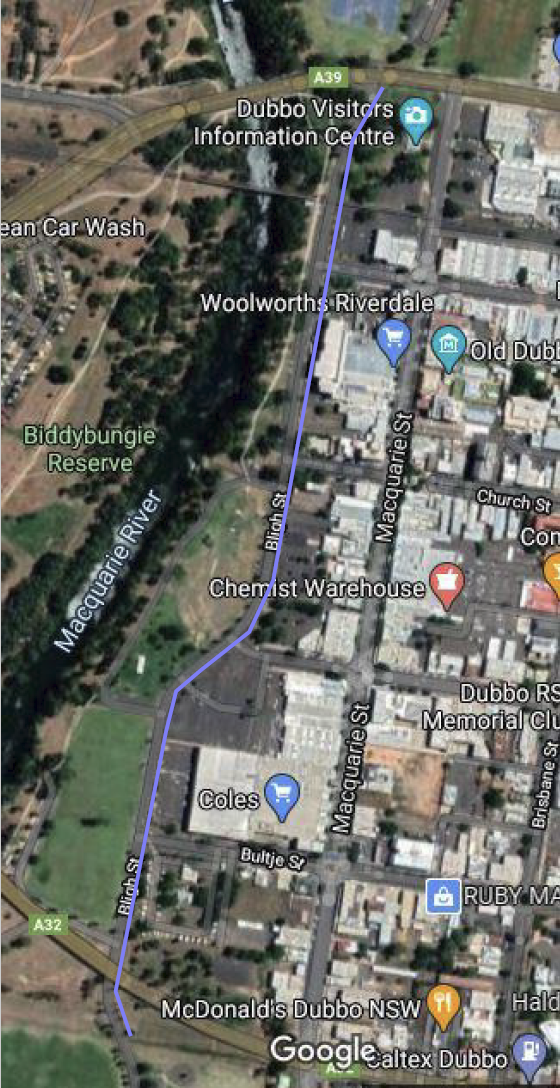 Blight Street Closures map
