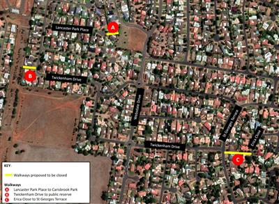 Walkways map East
